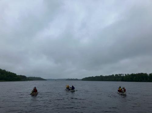 Embarking on a seven-day research trip from Fall Lake.